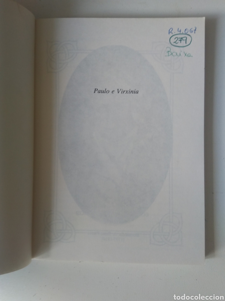 Libros de segunda mano: PABLO E VIRXINIA/BERNARDIN DE ST. PIERRE - Foto 2