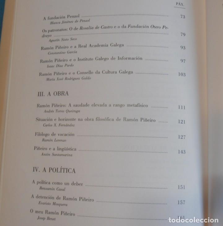 Libros de segunda mano: HOMENAXE A RAMON PI&Ntilde;EIRO - Foto 5