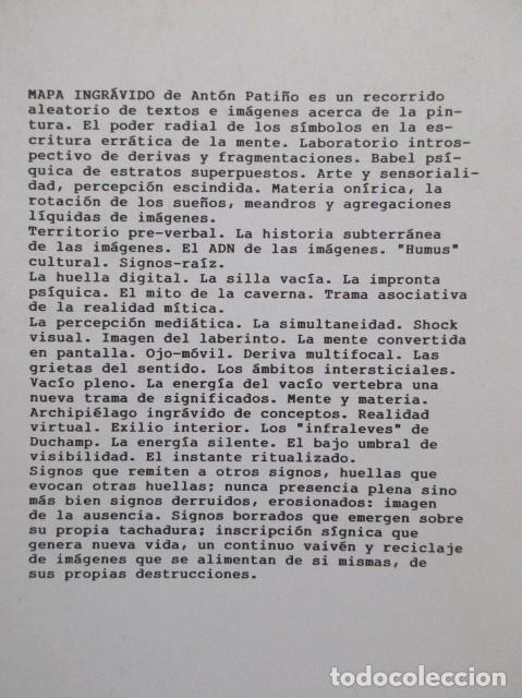 Libros de segunda mano: LIBRO DE ARTISTA DE ANTÓN PATIÑO - MAPA INGRÁVIDO - ABREOJOS MONOGRAFÍAS - 1993 - FERNANDO MILLAN - Foto 8 - 293173588