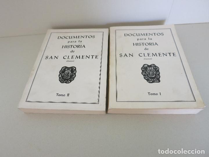 Libros de segunda mano: Documentos para la historia de San Clemente. Cuenca. 2 Tomos - Foto 1