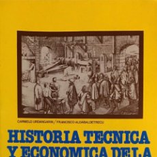 Libros de segunda mano: HISTORIA TÉCNICA Y ECONÓMICA DE LA MAQUINA HERRAMIENTA. CARMELO URDANGARIN. FRANCISCO ALDABALDETRECU. Lote 293253363