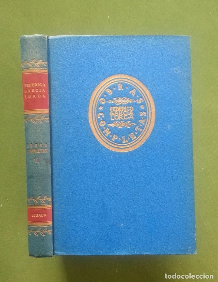 Libros de segunda mano: OBRAS COMPLETAS DE GARC&Iacute;A LORCA - VOL. V - LOSADA 1944 - Foto 1