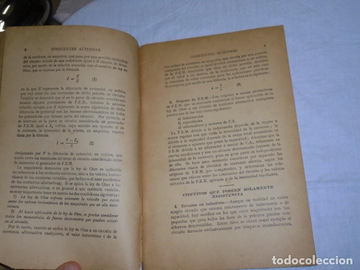 Libros de segunda mano: CORRIENTES ALTERNAS 2&ordf; PARTE 2&ordf; EDICION ESCUELAS INTERNACIONALES - Foto 3