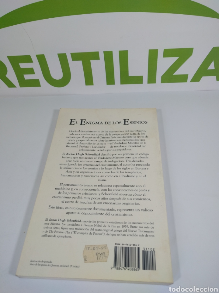 Libros de segunda mano: El enigma de los Esenios. Hugh Schonfield. Edaf. - Foto 2