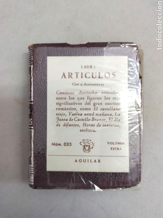 Libros de segunda mano: CRISOLIN NUM 025: ARTICULOS. LARRA. 9 ILUSTRACIONES. - Foto 2