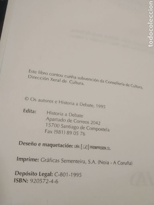 Libros de segunda mano: Galicia historia a debate. 1995. HAD. Carlos barros. - Foto 3