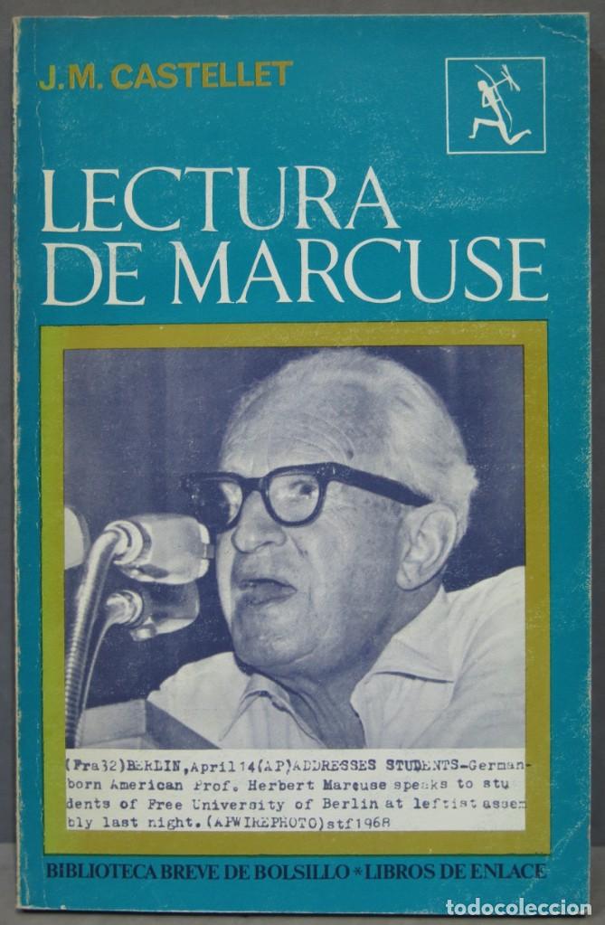 Libros de segunda mano: LECTURA DE MARCUSE. CASTELLET - Foto 1