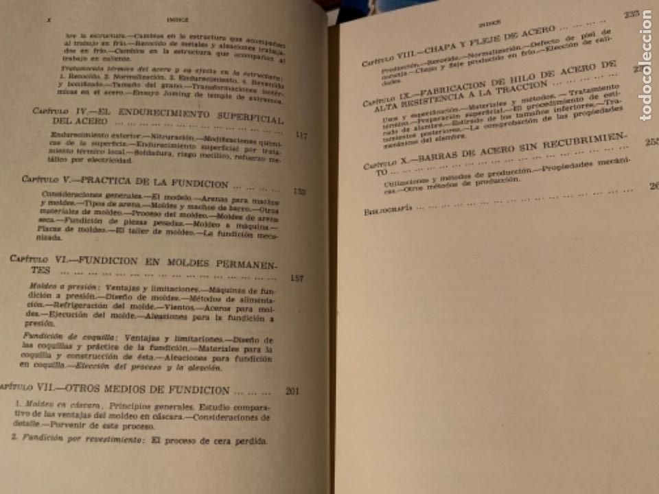 Libros de segunda mano: Materiales ferreos / Tecnicas modernas de taller I / H. Wright - Foto 11