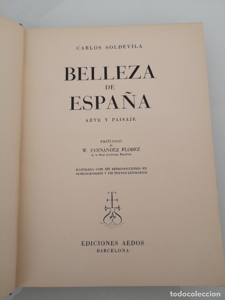 Libros de segunda mano: BELLEZA DE ESPA&Ntilde;A AEDOS CARLOS SOLDEVILA - Foto 1