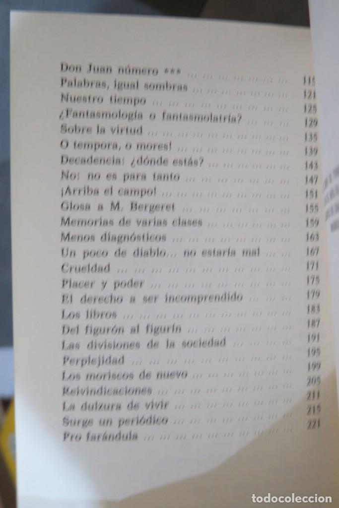 Libros de segunda mano: COMENTARIOS SIN FE. JULIO CARO BAROJA - Foto 3