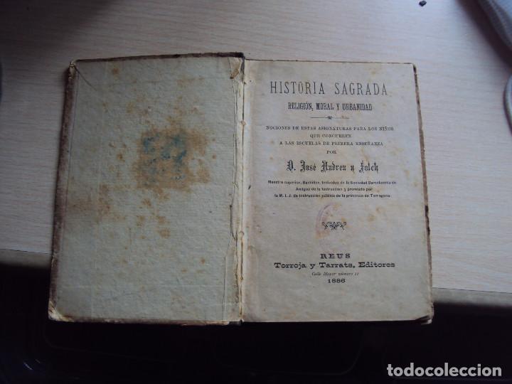 Libros de segunda mano: HISTORIA SAGRADA - Foto 2