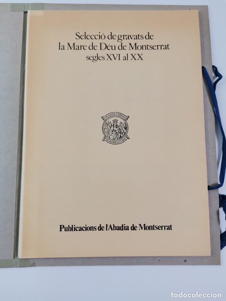 Libros de segunda mano: PR-2314. SELECCIO DE GRAVATS DE MARE DE DEU MONTSERRAT SEGLES XV AL XX. 1981. - Foto 2 - 294130763