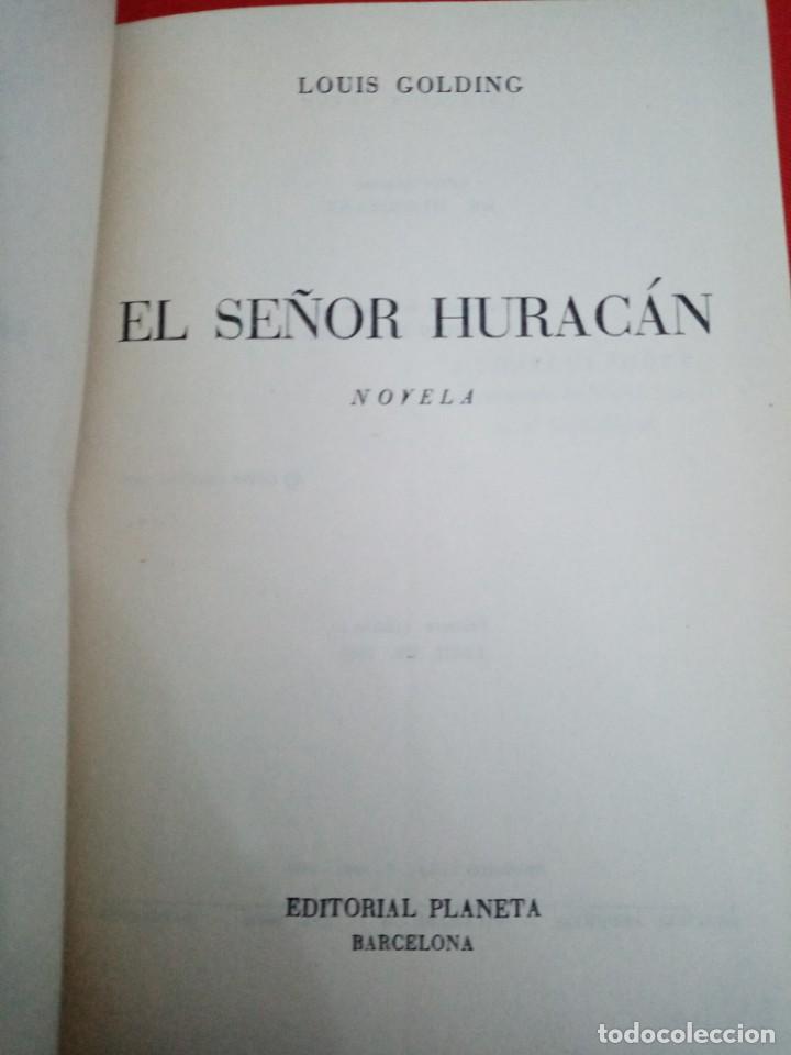 Libros de segunda mano: EL SE&Ntilde;OR HURACAN LOUIS GOLDING - Foto 3