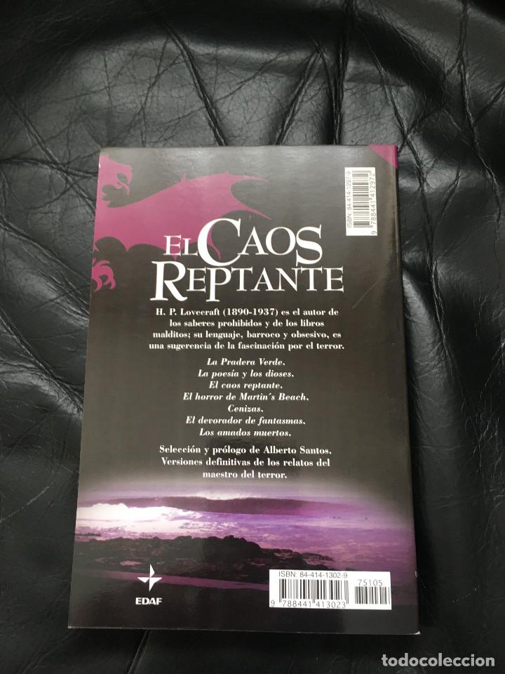 Libros de segunda mano: LOVECRAFT - EL CAOS REPTANTE - ED. EDAF - Foto 2