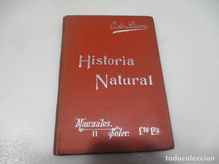 Libros de segunda mano: O. DE BUEN Historia Natural W10124 - Foto 1
