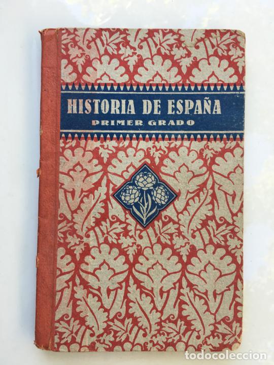 Libros de segunda mano: Historia de espa&ntilde;a 1&ordm; grado, luis vives 1936 - Foto 1