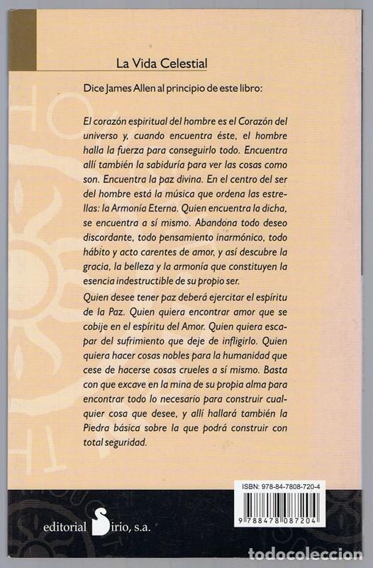 Libros de segunda mano: LA VIDA CELESTIAL JAMES ALLEN - Foto 2