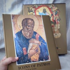 Libros de segunda mano: ICONS OF PATMOS - QUESTIONS OF BYZANTINE AND POST-BYZANTINE PAINTING - 1995 - ESPECTACULAR - INGLÉS