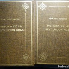 Libros de segunda mano: HITORIA DE LA REVOLUCIÓN RUSA - 2 TOMOS - KARL VON VEREITER - EDICIONES PETRONIO 1974. Lote 294961863