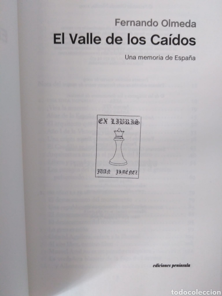 Libros de segunda mano: El valle de los ca&iacute;dos / Fernando Olmedo - Foto 2