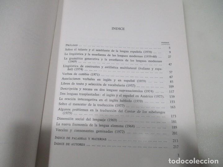 Libros de segunda mano: EMILIO LORENZO El espa&ntilde;ol y otras lenguas W10158 - Foto 2