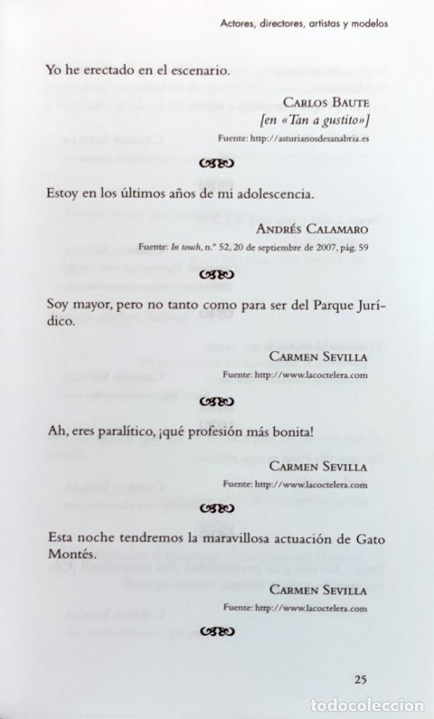 Libros de segunda mano: 1001 GAZAPOS PARA MORIRTE DE RISA. 1&ordf; ED. BARCELONA : LIBROS C&Uacute;PULA, 2009. - Foto 2