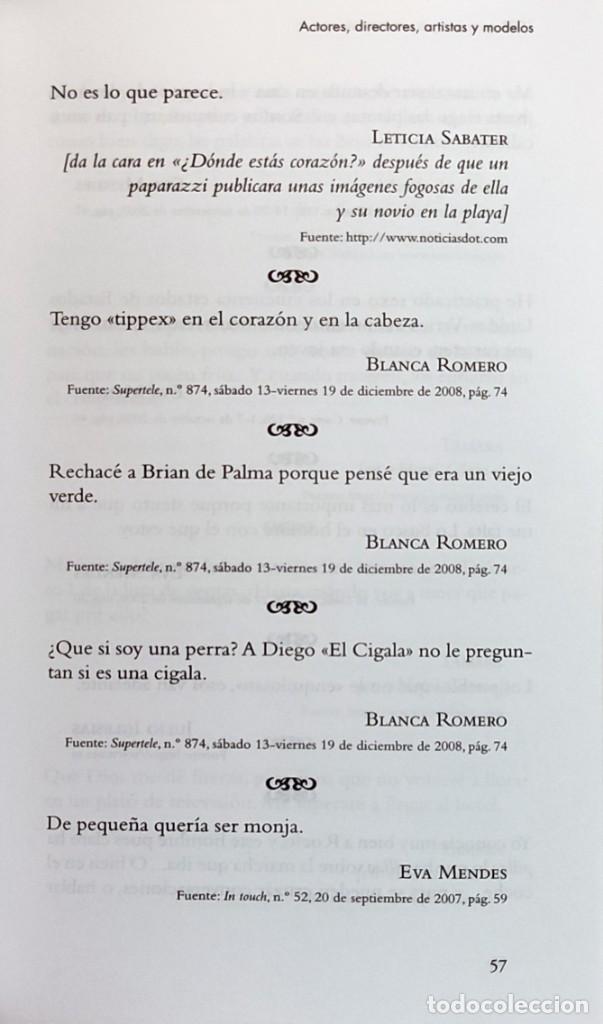 Libros de segunda mano: 1001 GAZAPOS PARA MORIRTE DE RISA. 1&ordf; ED. BARCELONA : LIBROS C&Uacute;PULA, 2009. - Foto 3