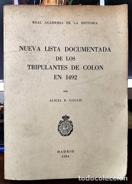Libros de segunda mano: NUEVA LISTA DOCUMENTADA DE LOS TRIPULANTES DE COLON EN 1492 (H-259) - Foto 2