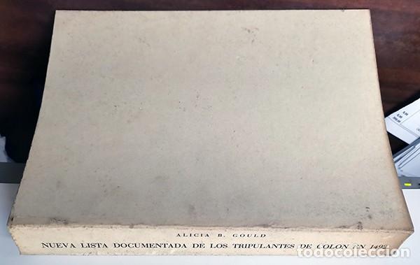 Libros de segunda mano: NUEVA LISTA DOCUMENTADA DE LOS TRIPULANTES DE COLON EN 1492 (H-259) - Foto 3
