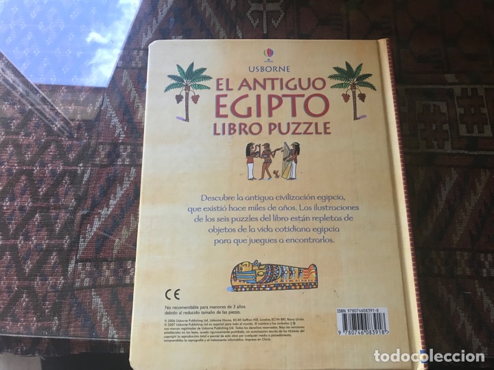 Libros de segunda mano: El antiguo Egipto. Libro puzzle. Usborne. Como Nuevo - Foto 3