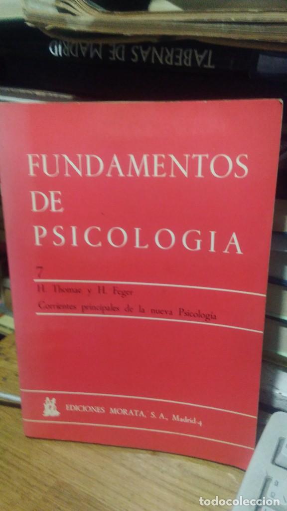 Libros de segunda mano: FUNDAMENTOS DE PSICOLOGIA, ED. MORATA S.A. - Foto 1