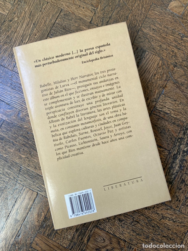 Libros de segunda mano: &Aacute;lbum de Babel - Juli&aacute;n R&iacute;os - Muchnik (1995) - Foto 3