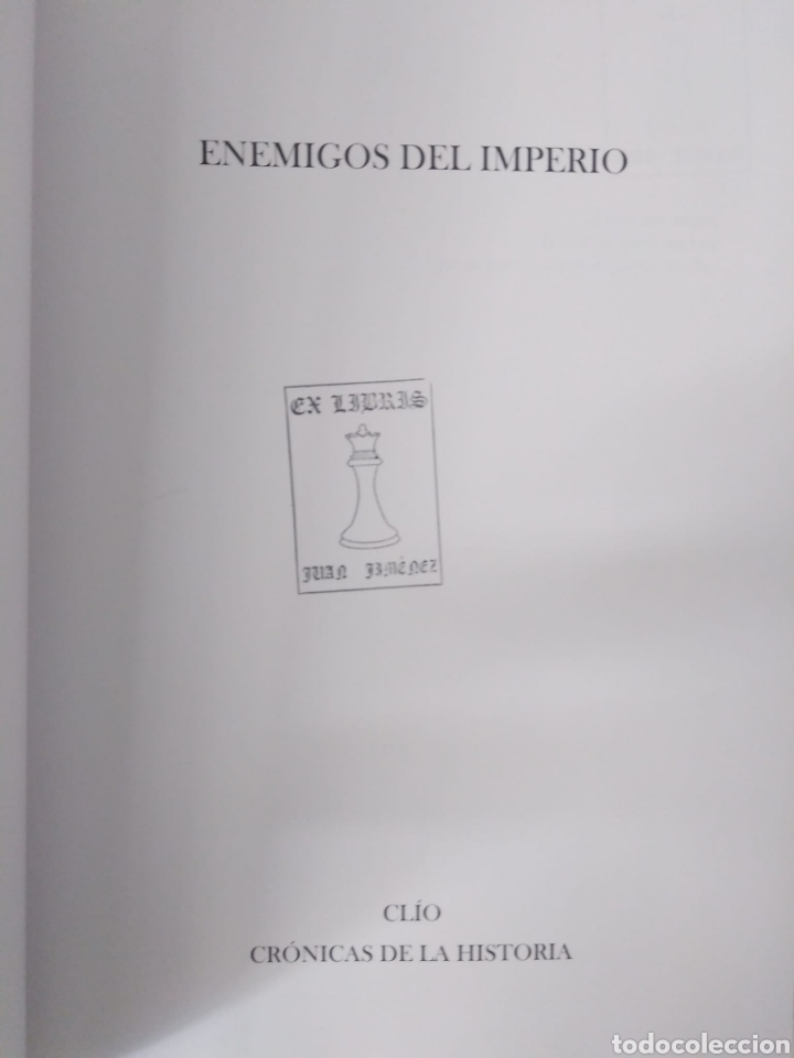 Libros de segunda mano: Enemigos del imperio / Le&oacute;n Arsenal. - Foto 3