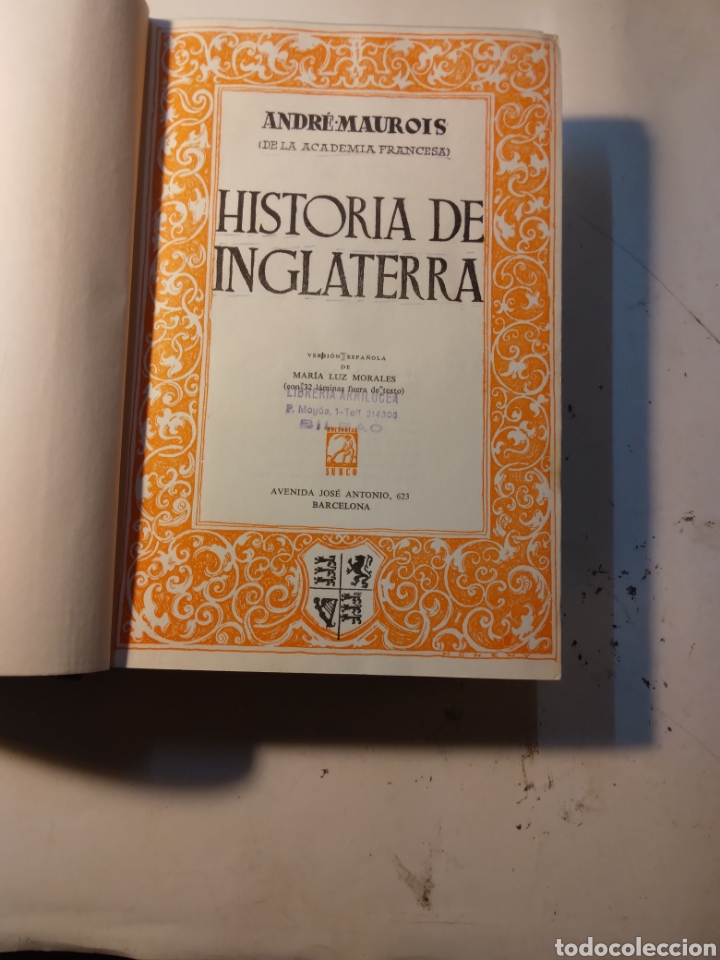 Libros de segunda mano: Andre Mauricio, Historia de Inglaterra, Ed Surco - Foto 2