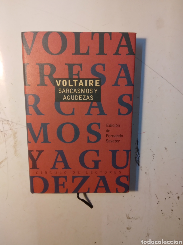 Libros de segunda mano: Voltaire, Sarcasmos y agudeza,C&iacute;rculo de Lectores - Foto 1