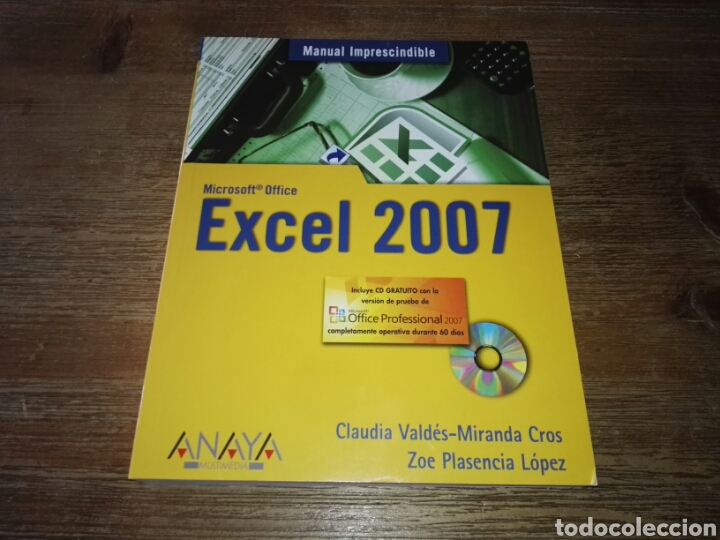 Libros de segunda mano: Excel 2007 , Microsoft Office , Anaya (Manual Imprescindible) - Foto 1