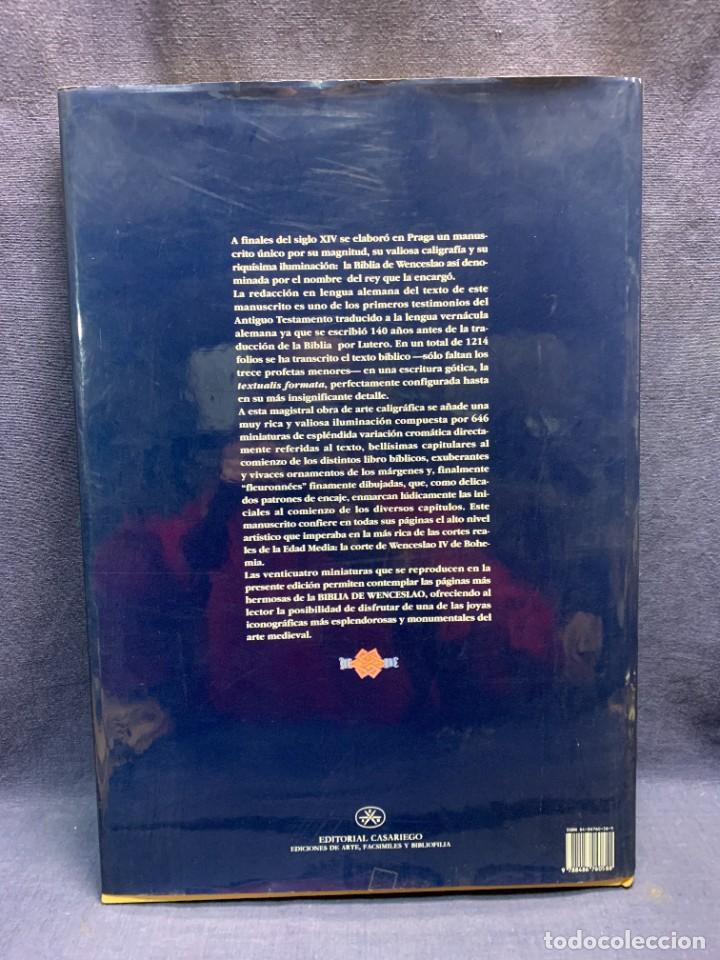 Libros de segunda mano: LAS MAS BELLAS MINIATURAS DE LA BIBLIA DE WENCESLAO ED CASARIEGO 1999 41X28X2CMS - Foto 2 - 295591023
