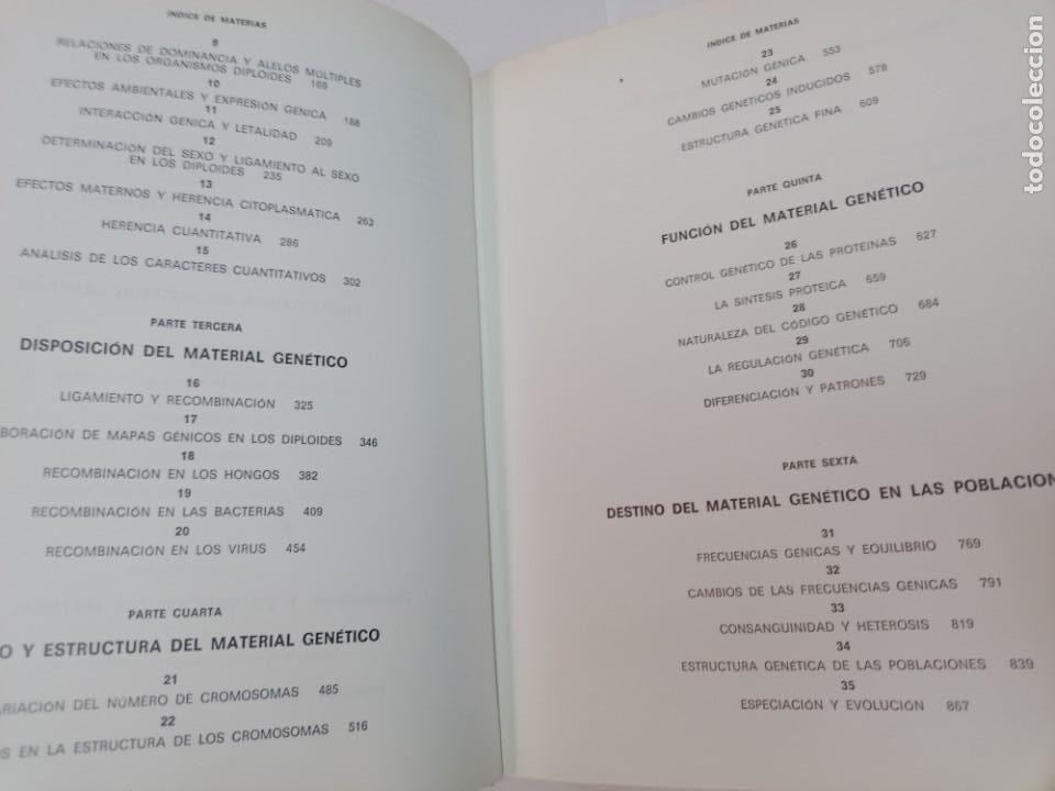Libros de segunda mano: MONROE W. STRICKBERGER Gen&eacute;tica SA6055 - Foto 3