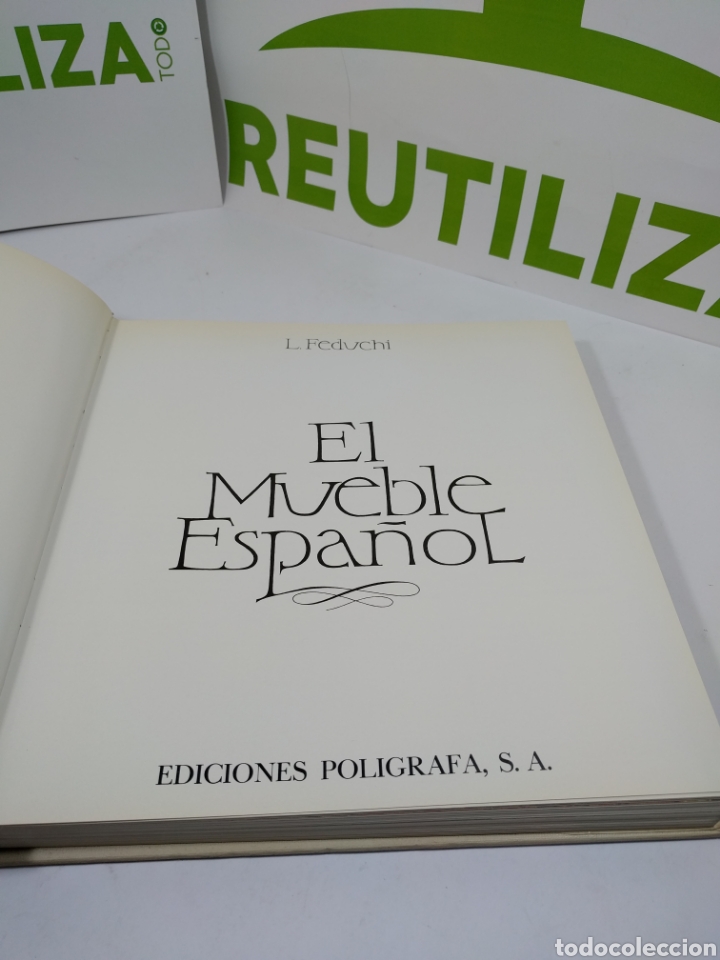 Libros de segunda mano: El mueble espa&ntilde;ol. L. Feduchi. Ediciones Poligraf&iacute;a S.A - Foto 2