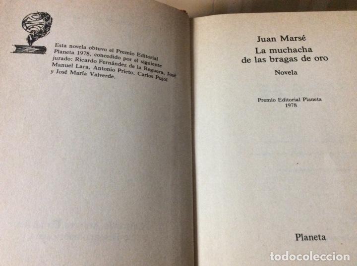 Libros de segunda mano: La muchacha de las bragas de ORO - Foto 3