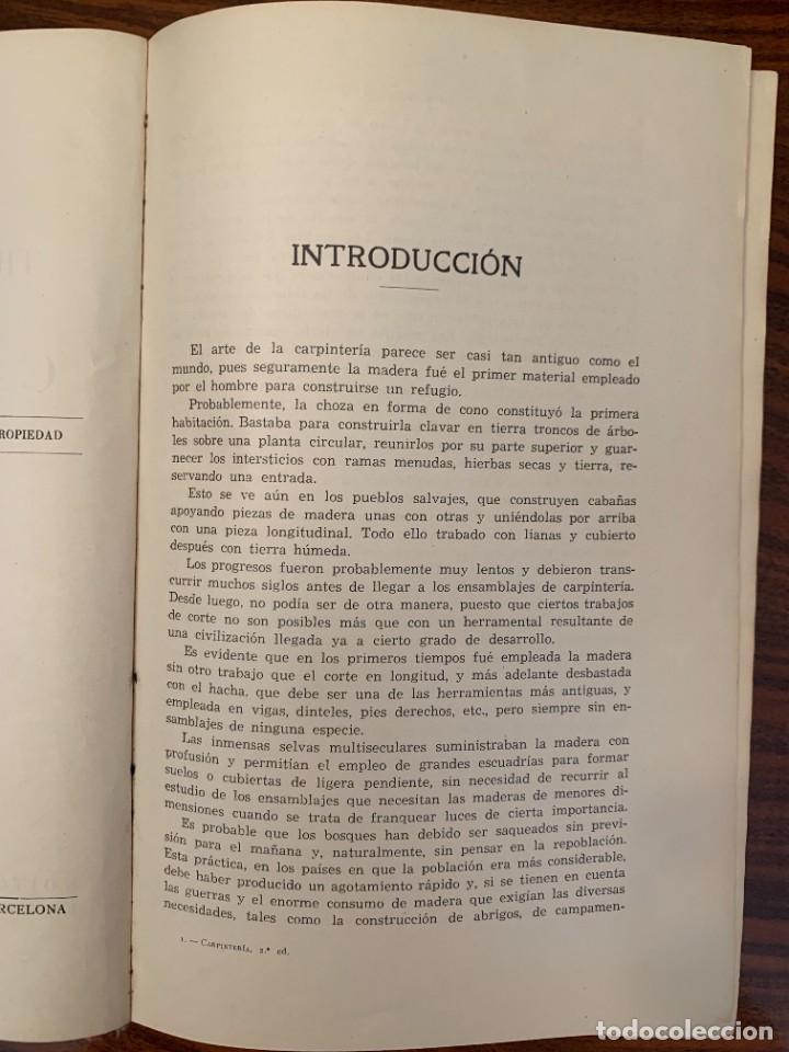 Libros de segunda mano: Tratado pr&aacute;ctico de carpinteria - E. Barberot - 1946. 2&ordf; edici&oacute;n - Foto 9