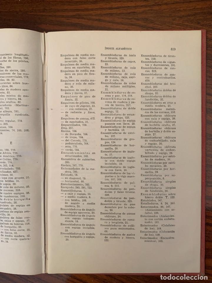 Libros de segunda mano: Tratado pr&aacute;ctico de carpinteria - E. Barberot - 1946. 2&ordf; edici&oacute;n - Foto 24