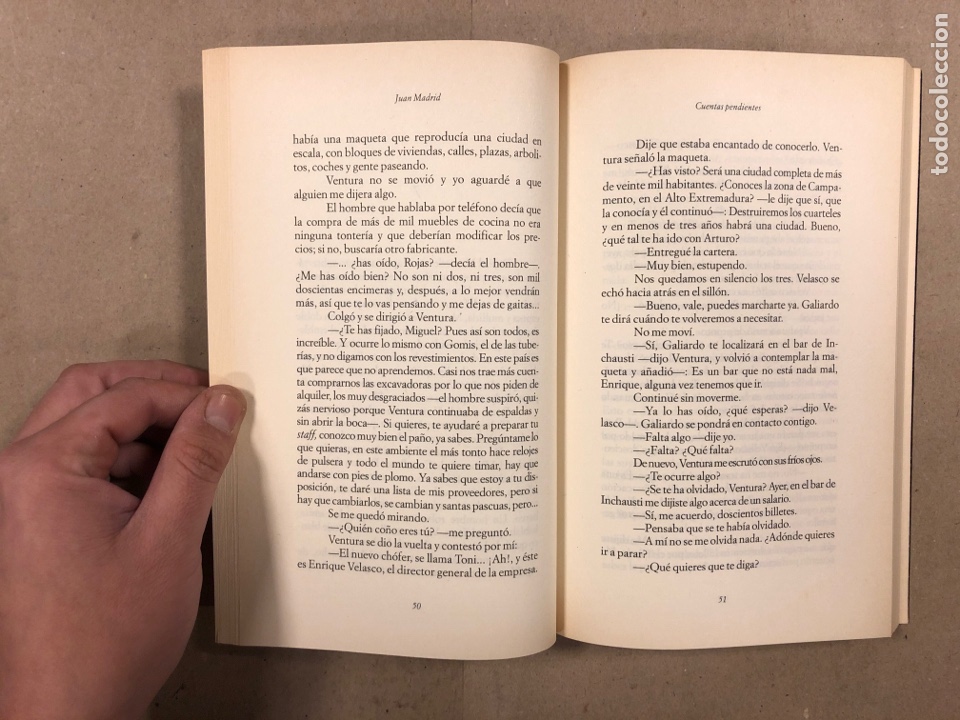Libros de segunda mano: CUENTAS PENDIENTES. JUAN MADRID. ALFAGUARA 1995. - Foto 3