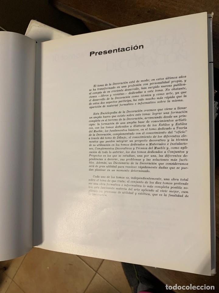 Libros de segunda mano: 10 tomos. Teor&iacute;a de la decoraci&oacute;n. Ediciones Ceac. 1967. completo - Foto 8