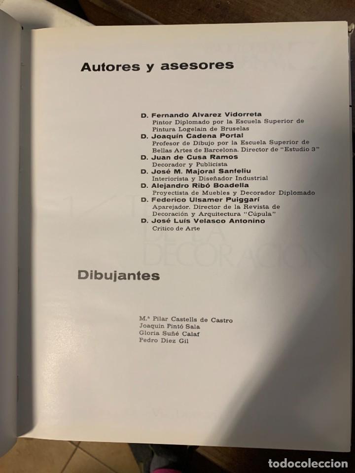 Libros de segunda mano: 10 tomos. Teor&iacute;a de la decoraci&oacute;n. Ediciones Ceac. 1967. completo - Foto 10
