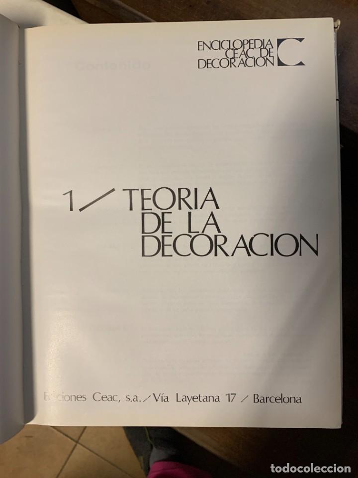 Libros de segunda mano: 10 tomos. Teor&iacute;a de la decoraci&oacute;n. Ediciones Ceac. 1967. completo - Foto 11
