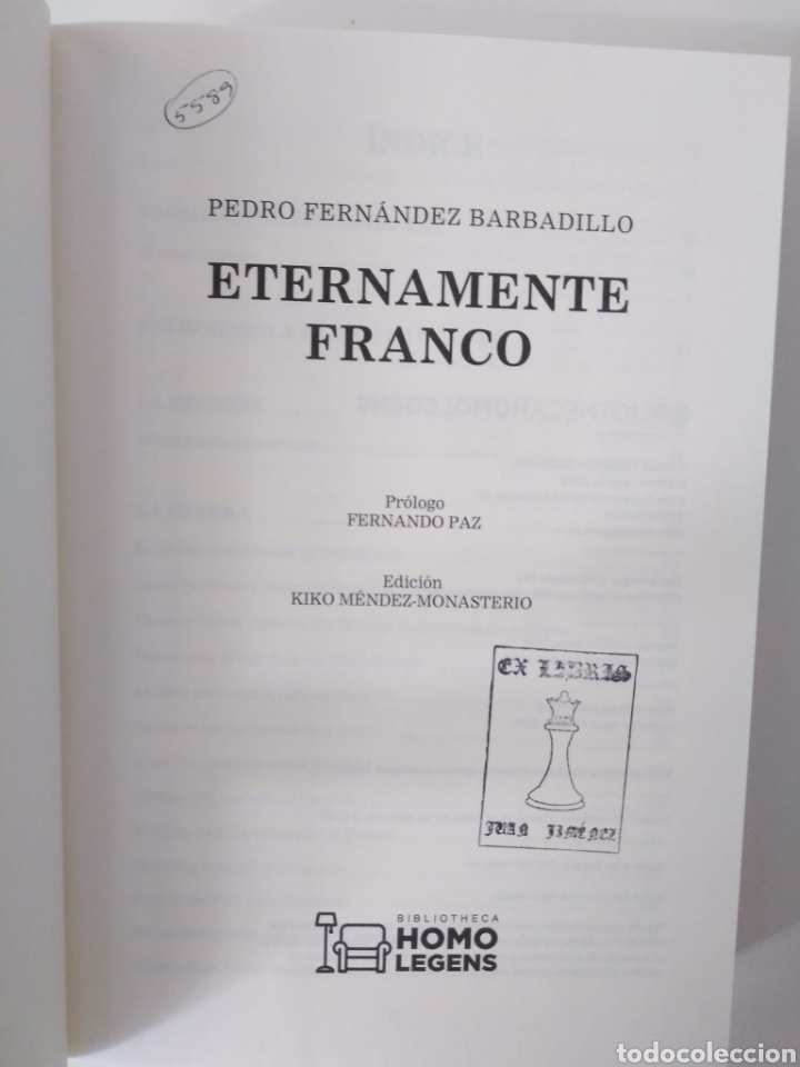 Libros de segunda mano: Eternamente Franco / Pedro Fernando Barbadillo - Foto 4