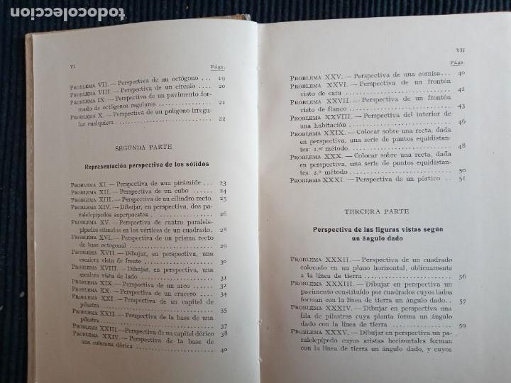 Libros de segunda mano: MANUAL DE PERSPECTIVA. C. CLAUDI. GILI EDITOR 1944. - Foto 6