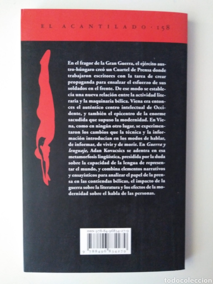 Libros de segunda mano: Guerra y lenguaje / Adam Kovacsics. - Foto 4