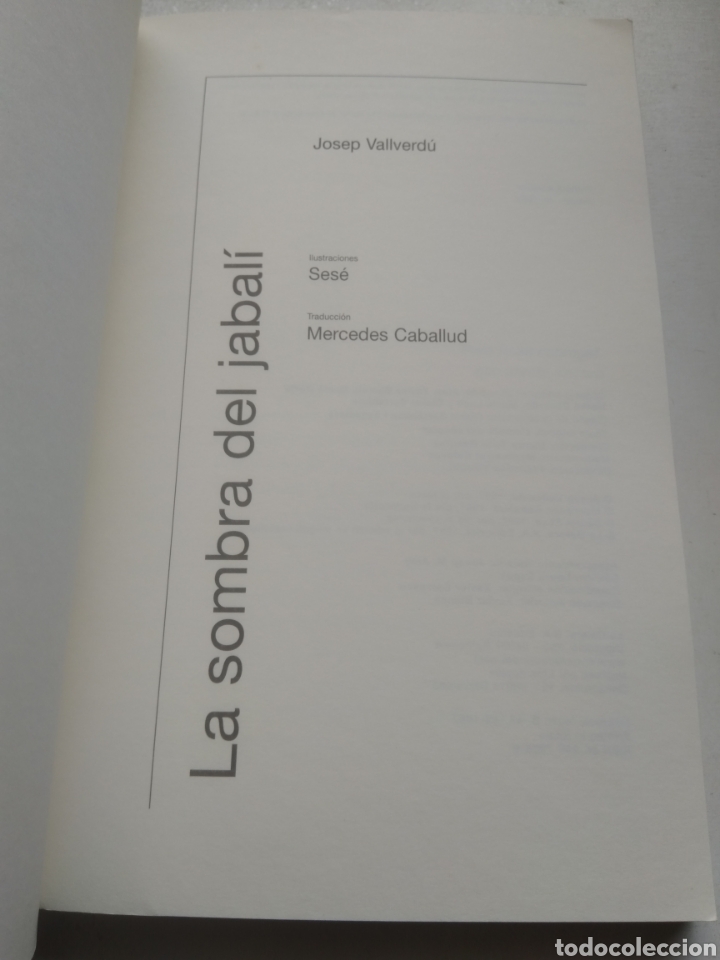 Libros de segunda mano: LA SOMBRA DEL JABAL&Iacute;/JOSEP VALLVERDU - Foto 2